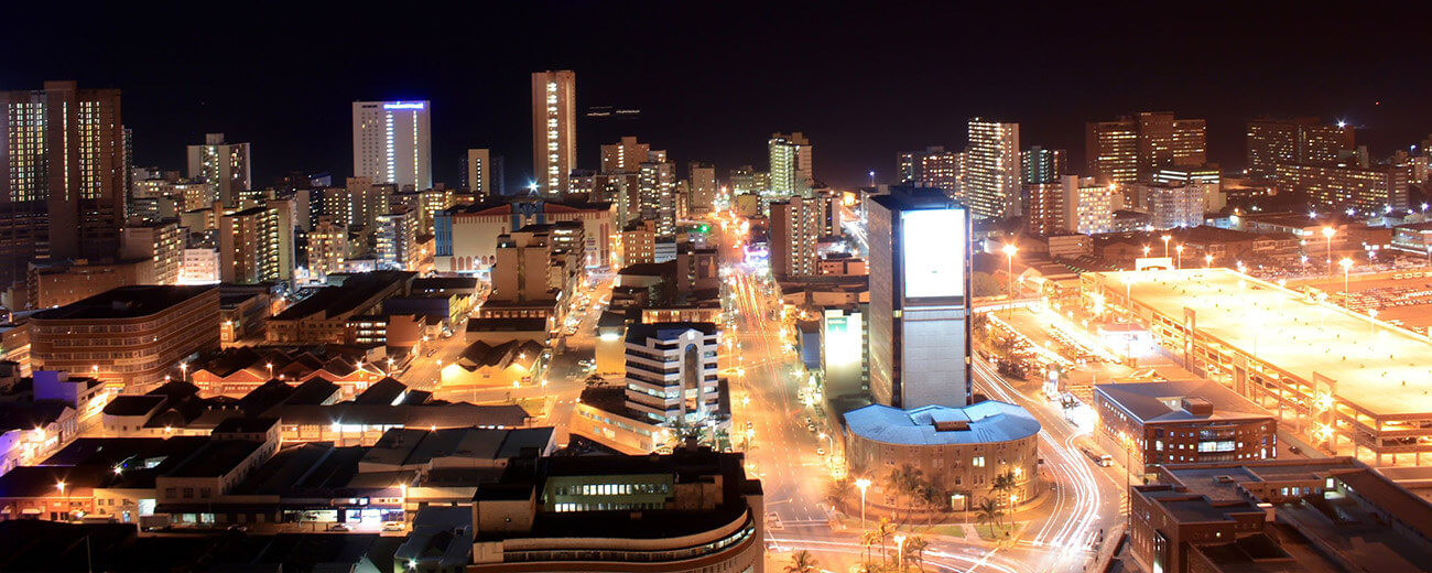 Durban South Africa KwaZulu-Natal province skyline