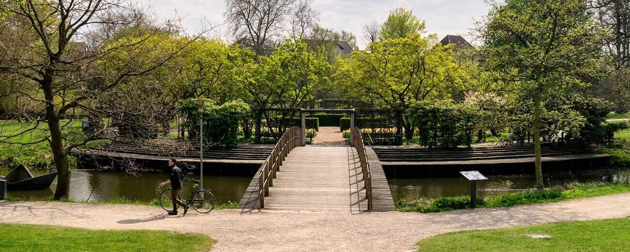 Odense Denmark island of Funen park