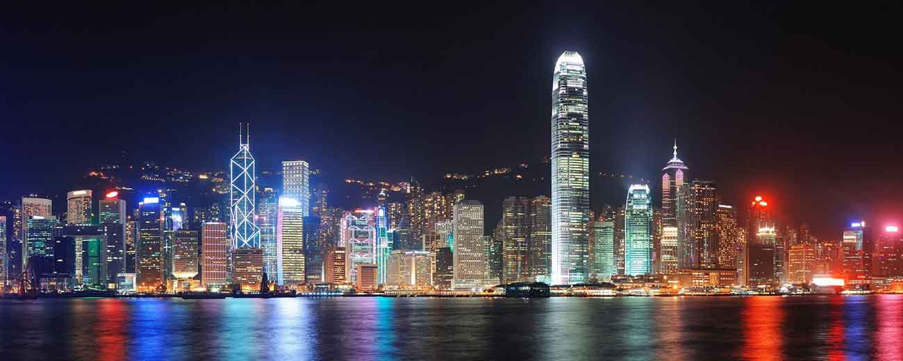 Victoria Harbour Hong Kong South China Sea skycrappers