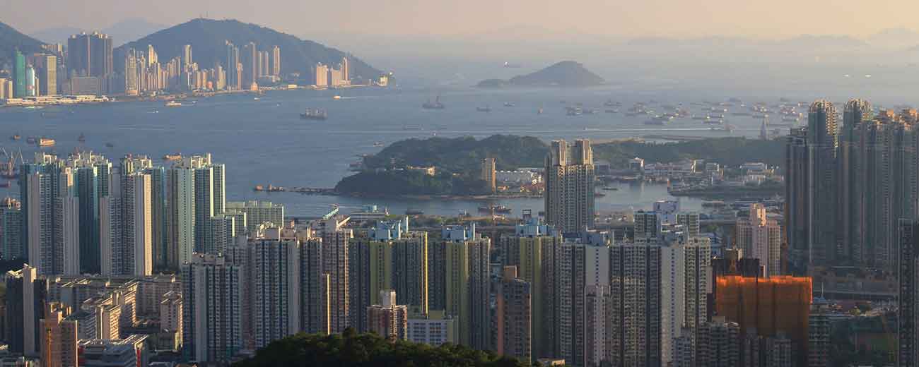 Kowloon District Hong Kong skyscrapers