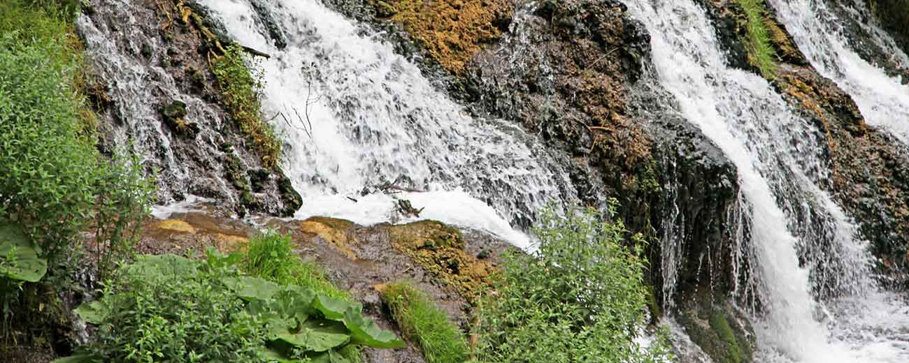 Waterfall Dokuzak Strandzha Mountain Bulgaria