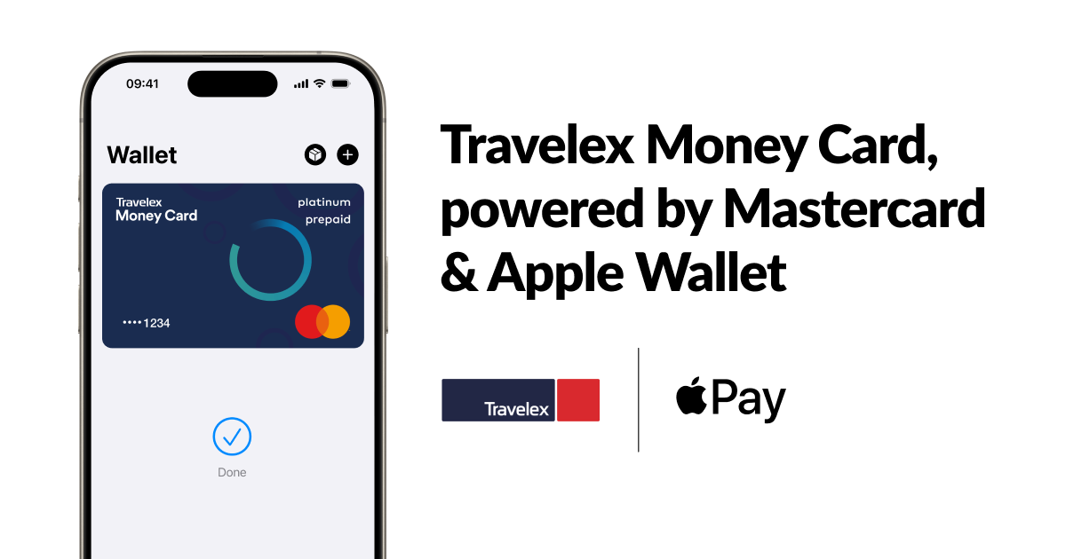 travelex travel card apple pay