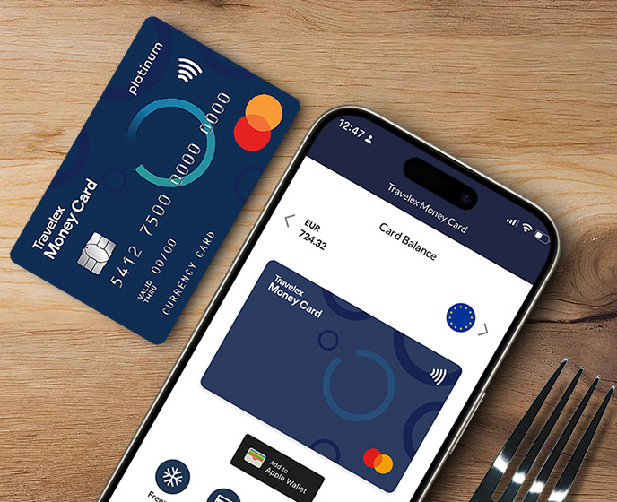 Mobile wallet for restaurants: Conveniently pay for meals using Travelex Money Card, unlocking endless dining opportunities.