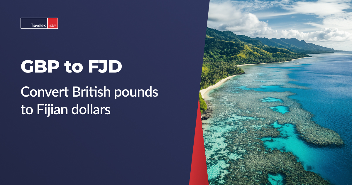 Convert Pounds to Fijian Dollars GBP to FJD Travelex UK